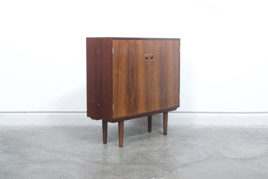 Freestanding rosewood bar cabinet