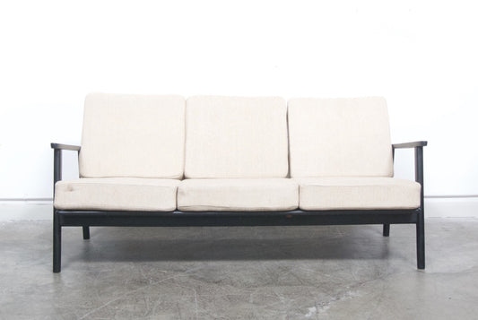 Beech three seat sofa