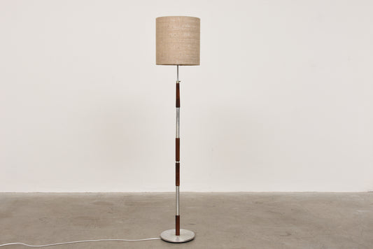 1960s Danish rosewood floor lamp