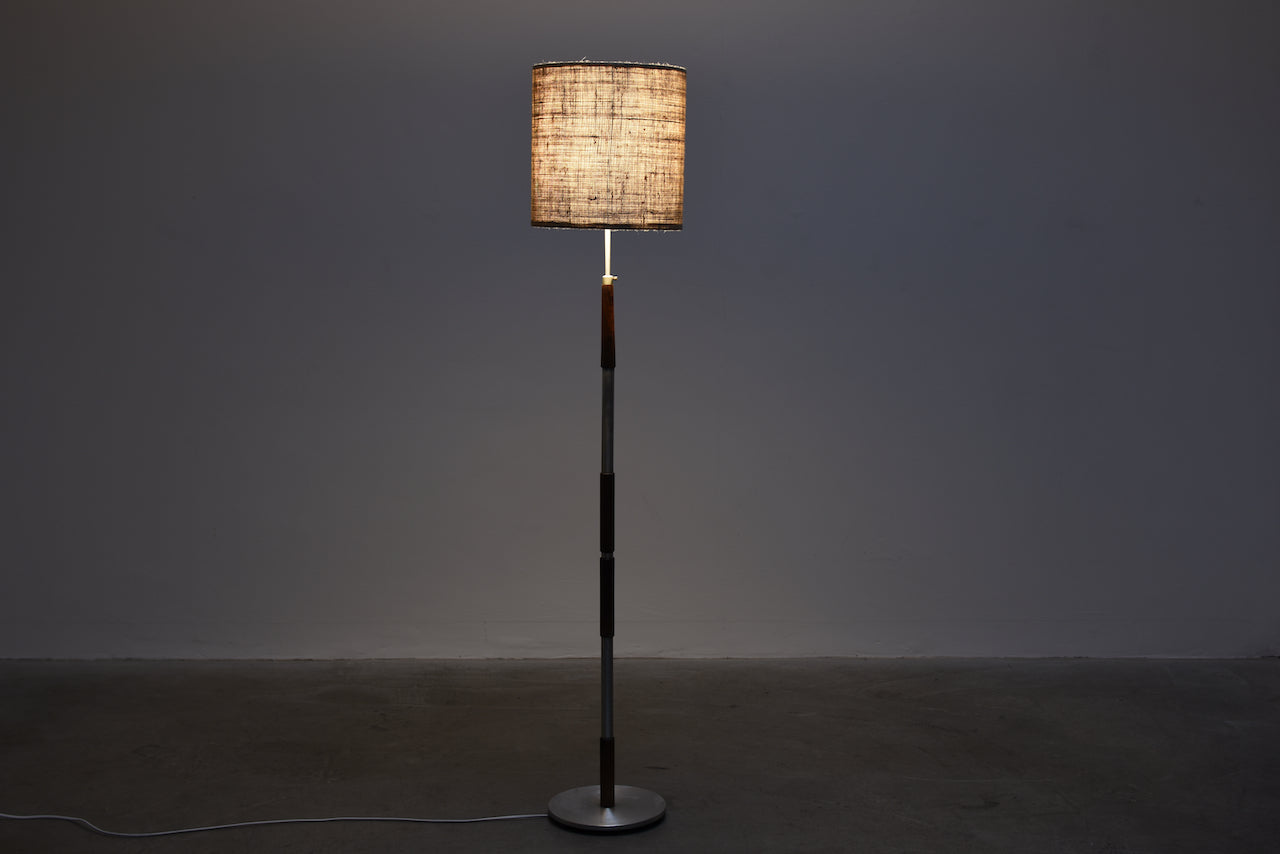 1960s Danish rosewood floor lamp