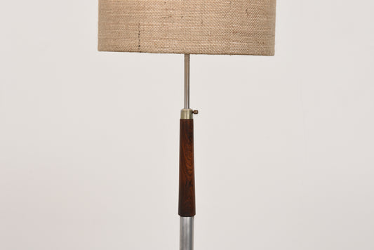 1960s Danish rosewood floor lamp