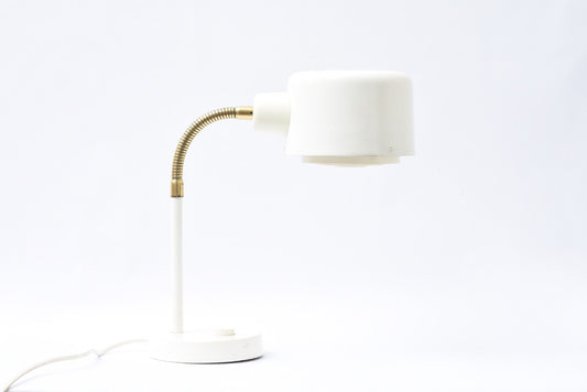 1960s enamel table lamp with acrylic diffuser