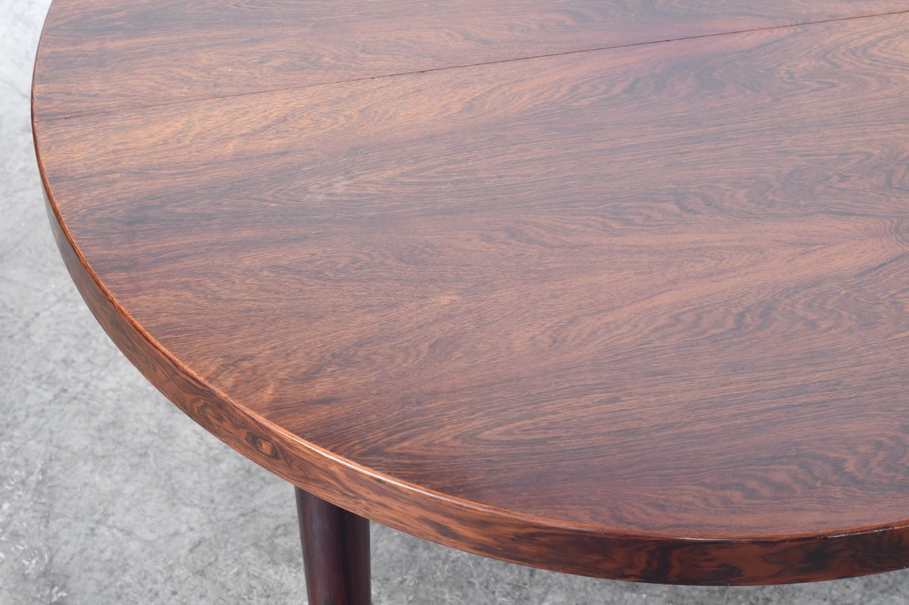 Rosewood dining table by Kai Kristiansen