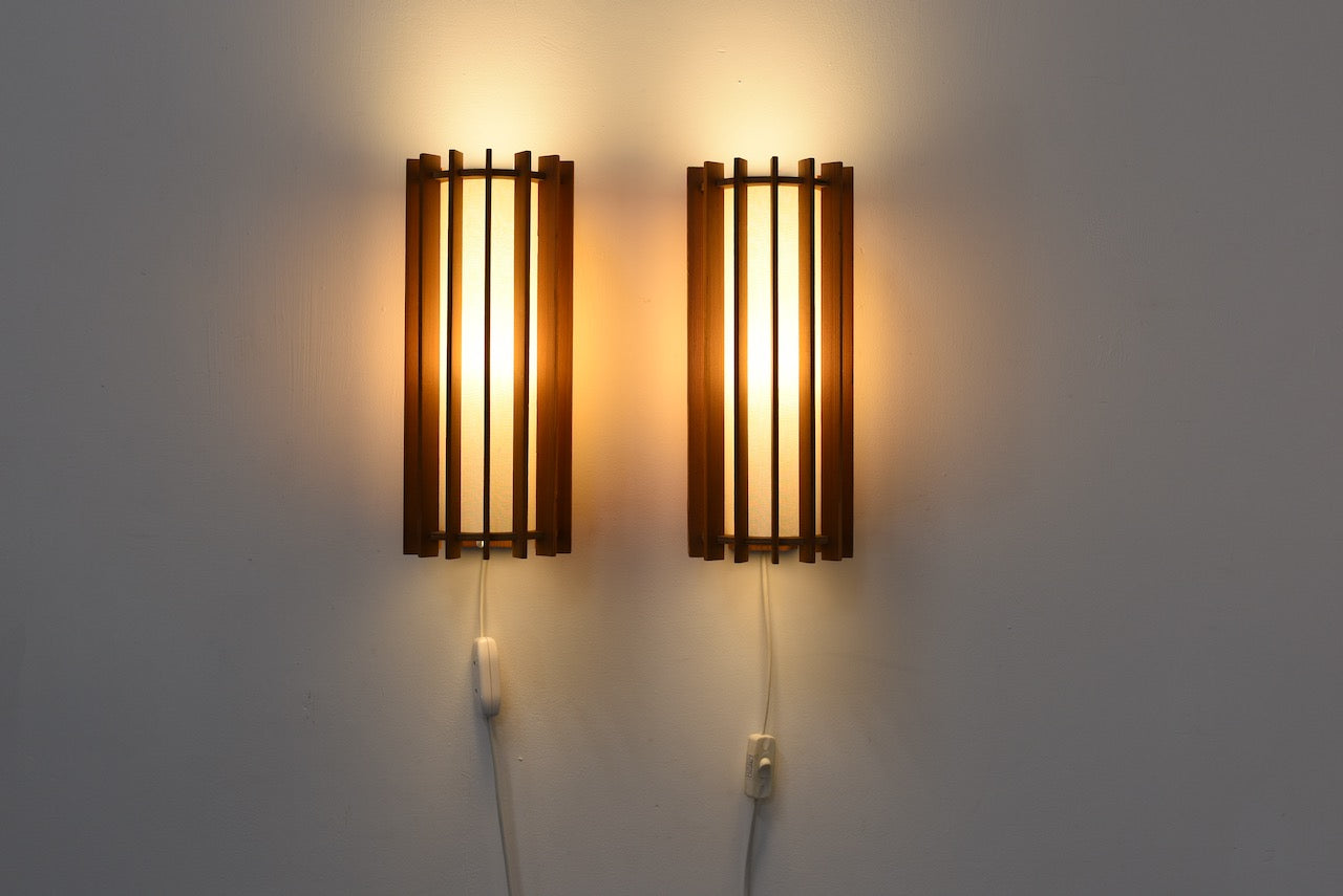 Pair of 1960s 'Tema I' wall lights by Ib Fabiansen