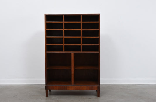 1950s rosewood filing cabinet