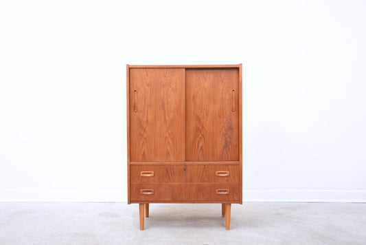 Teak storage cabinet