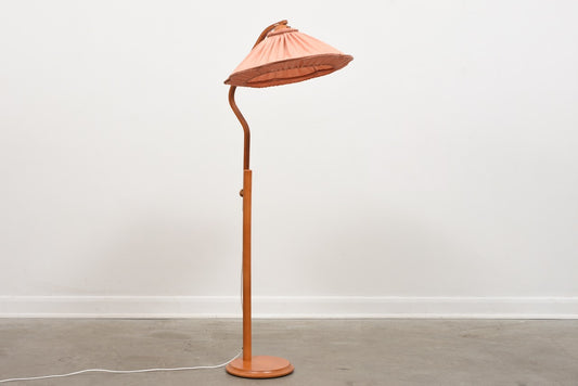 1970s Swedish floor lamp with shade