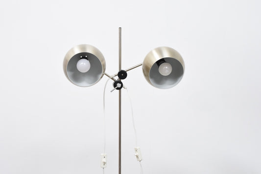 Vintage twin-headed floor lamp by HEMI