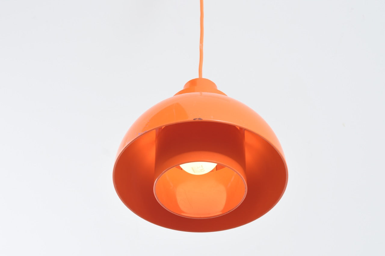 Orange Minisol ceiling lamp by Svend Middelboe