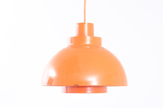 Orange Minisol ceiling lamp by Svend Middelboe