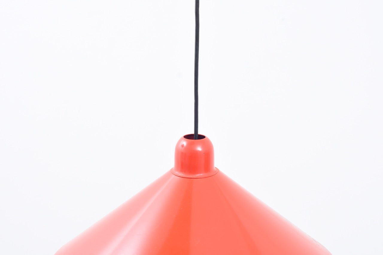 Vintage red pendant light