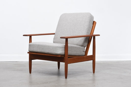 1960s Danish teak lounger