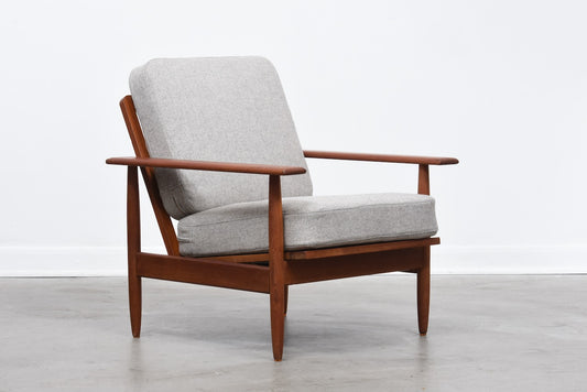 1960s Danish teak lounger