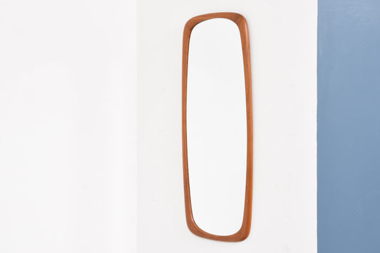 Vintage full length mirror in teak