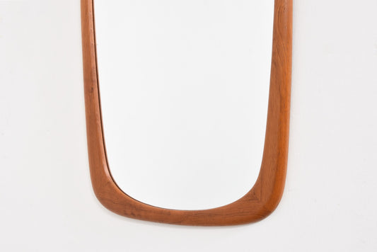 Vintage full length mirror in teak