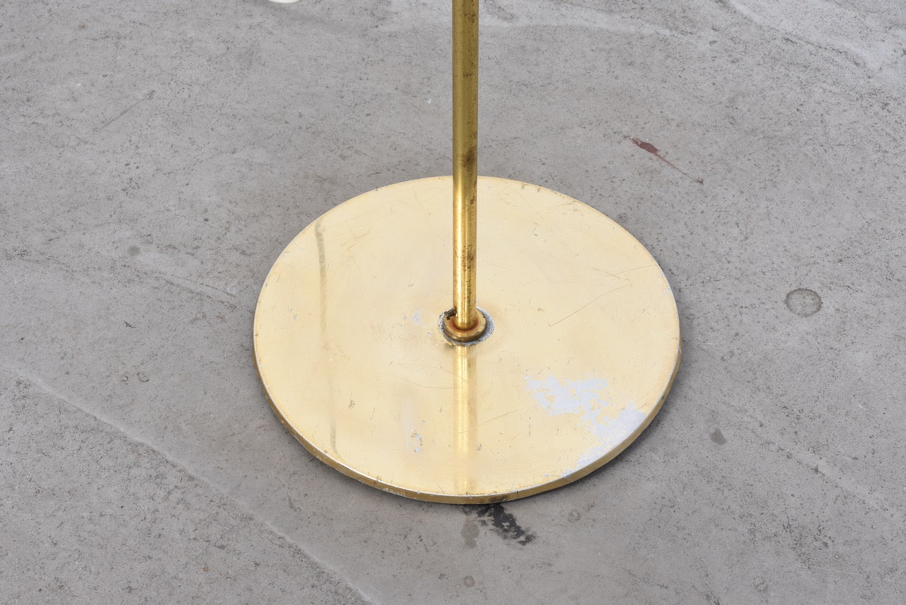 1970s brass floor lamp by Börje Claes