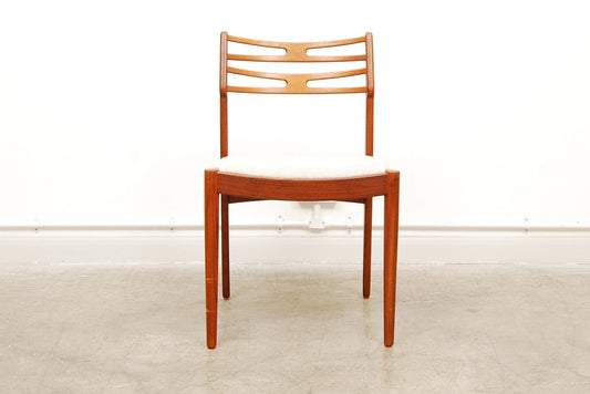 Single teak desk/dining chair