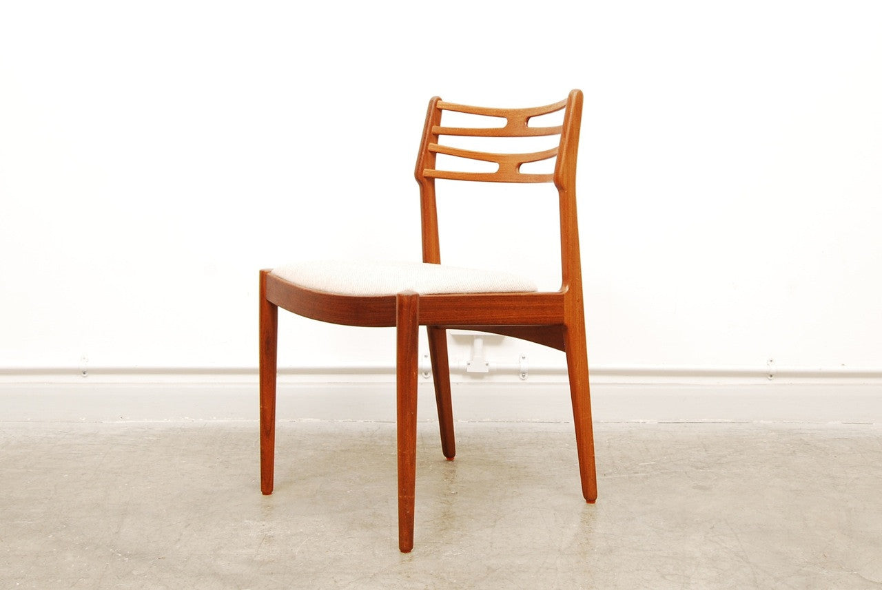 Single teak desk/dining chair