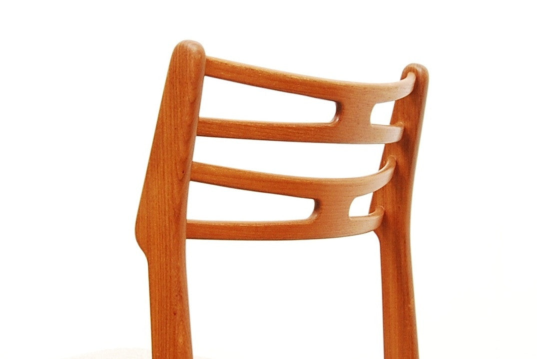 Single teak desk/dining chair