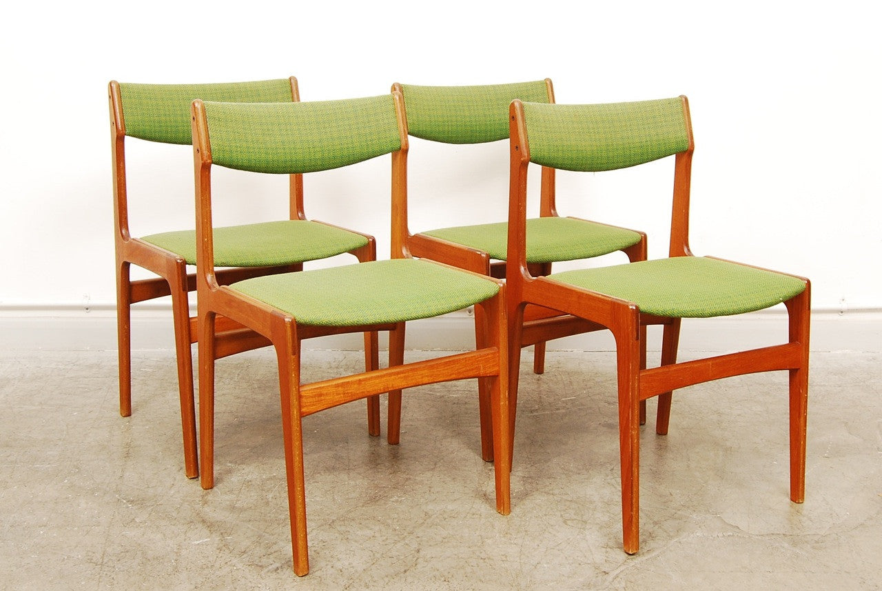 Set of teak chairs by NOVA