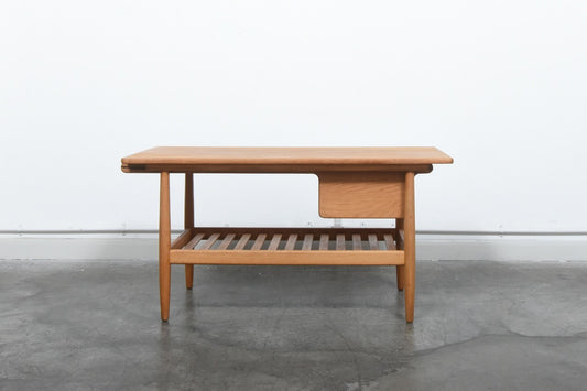 Oak coffee table by Vinde Møbelfabrik
