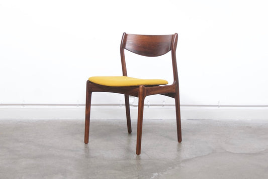 Set of rosewood dining chairs by P.E. Jørgensen for Farso Stolefabrik