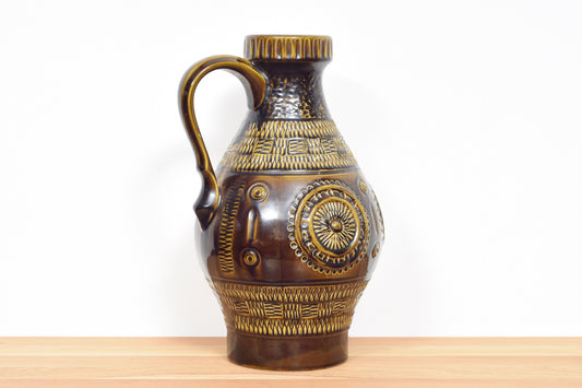 Large West German pitcher vase