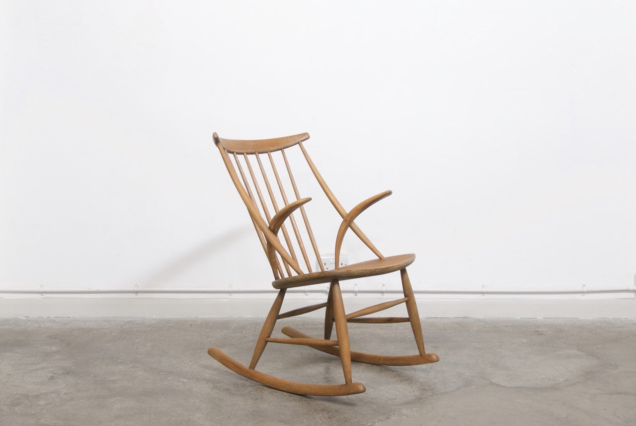 Rocking chair by Illum Wikkelsø