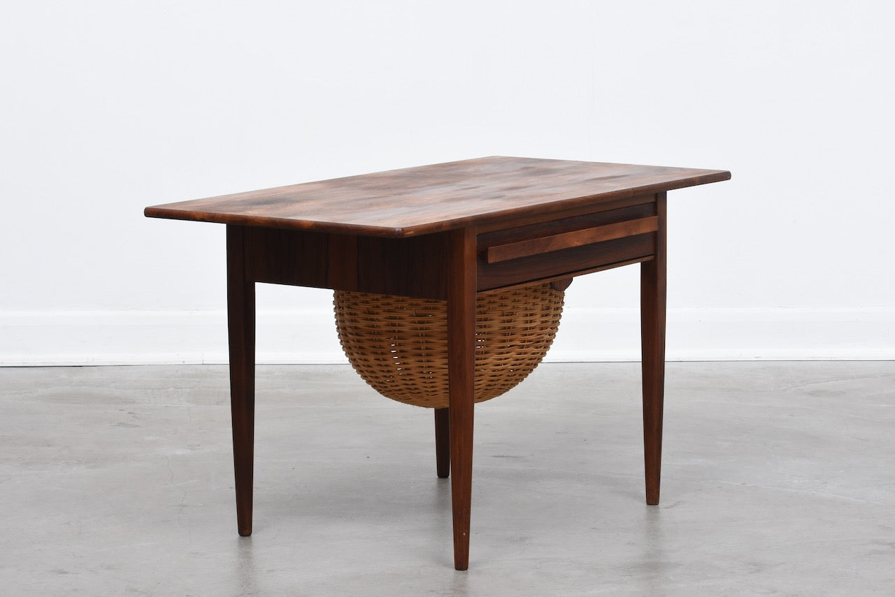 Sewing table in rosewood by Johannes Andersen