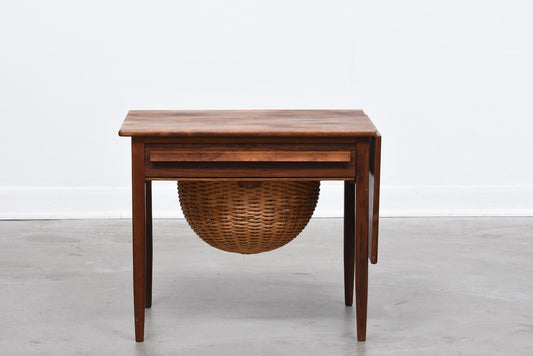 Sewing table in rosewood by Johannes Andersen