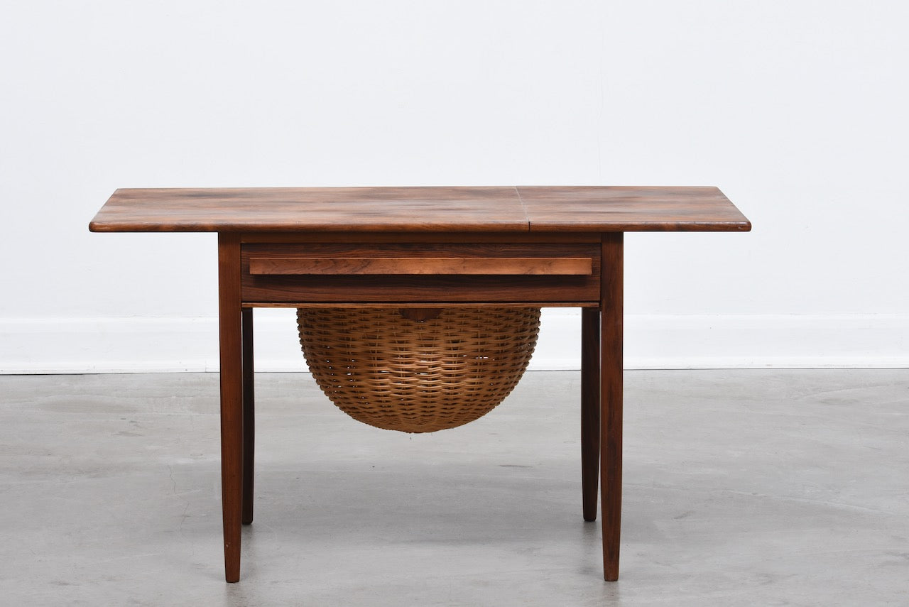 Sewing table in rosewood by Johannes Andersen