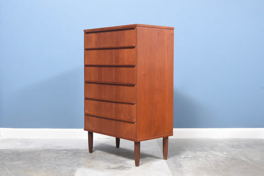 Petite chest of six drawers