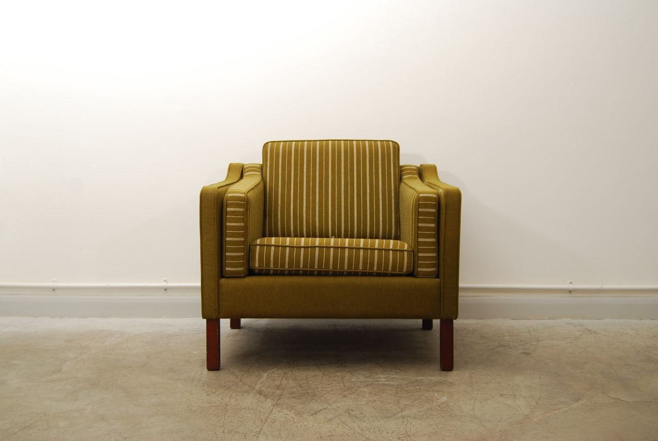 Forest wool lounge chair in style of Mogensen