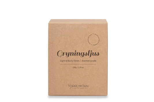 Gryningsljus candle by Torplyktan - Oak & Sweet Apple