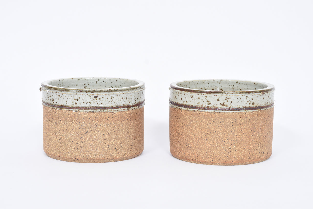Matching pair of 1970s plant pots