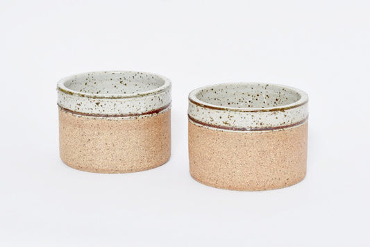 Matching pair of 1970s plant pots