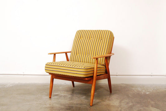 Beech framed lounge chair