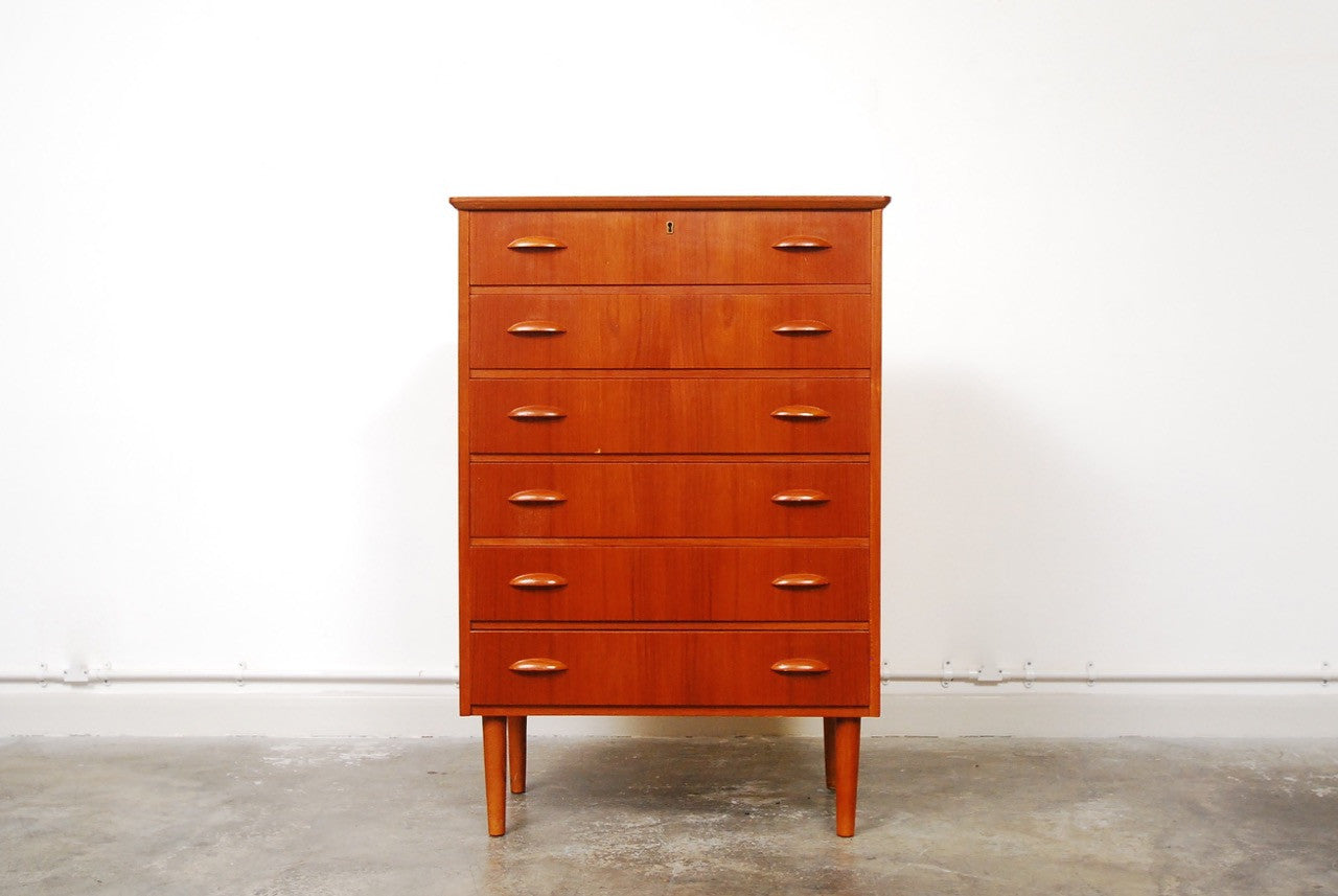 Matching pair of teak chests