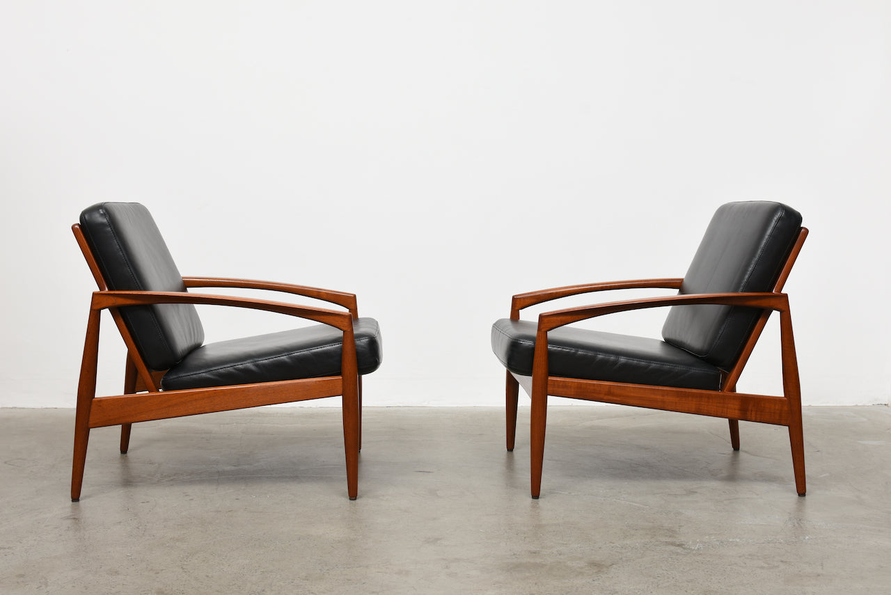 Two available: Paper Knife loungers by Kai Kristiansen
