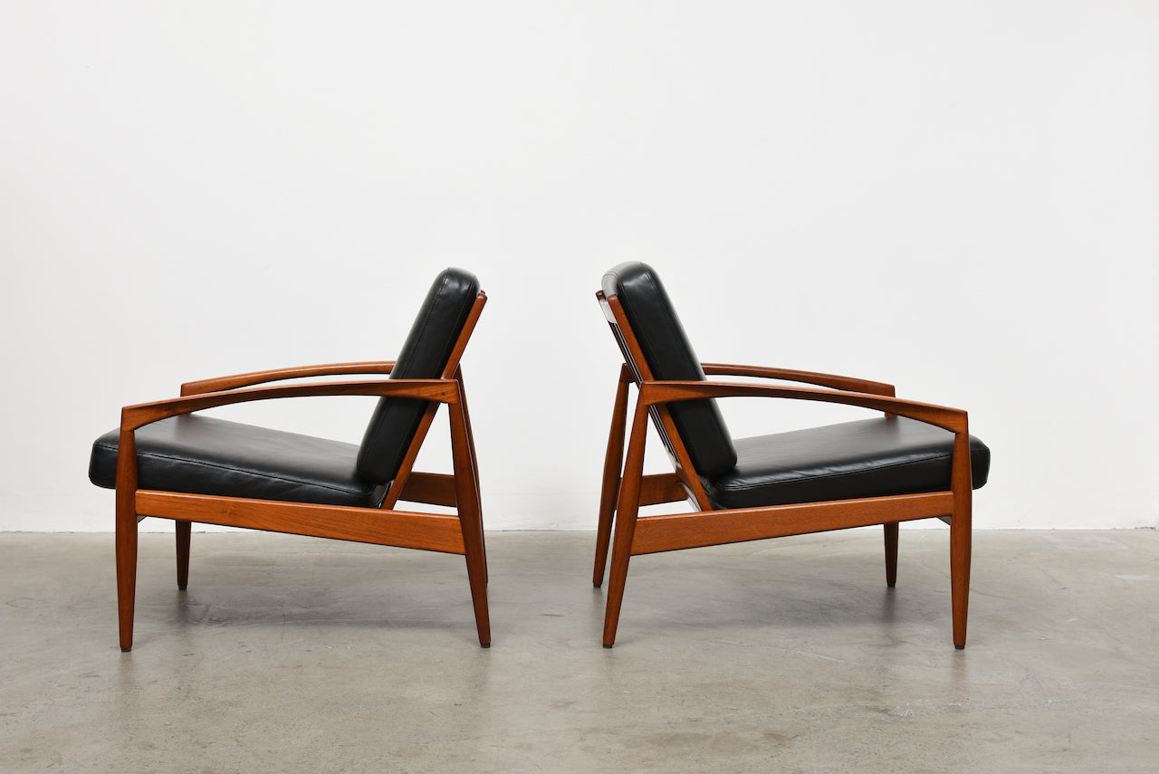 Two available: Paper Knife loungers by Kai Kristiansen