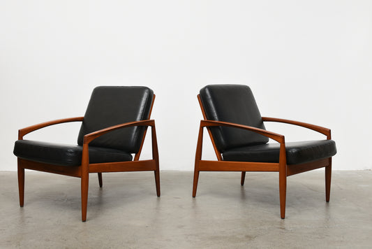 Two available: Paper Knife loungers by Kai Kristiansen