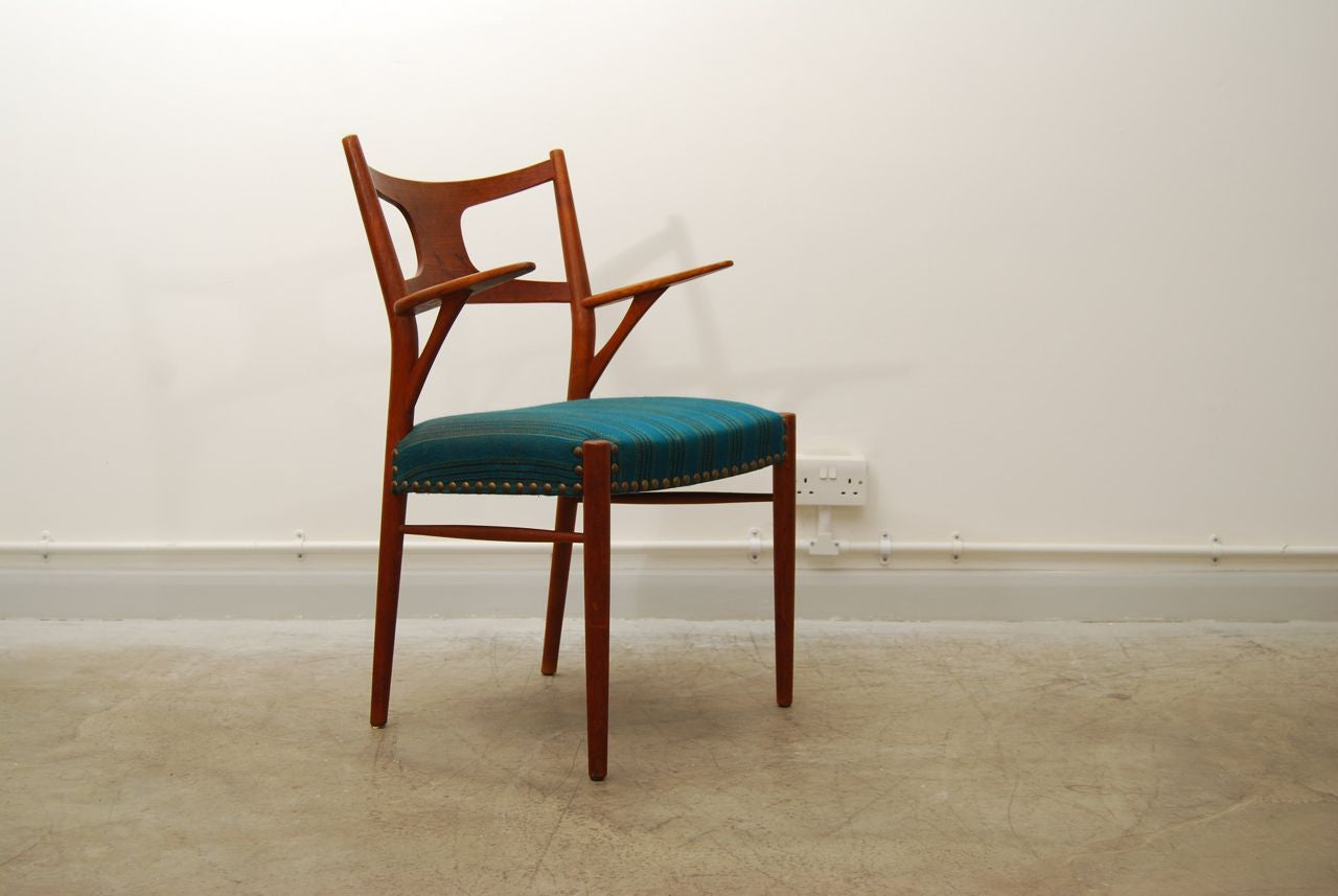Teak and oak chair by Kurt Ì÷stervig