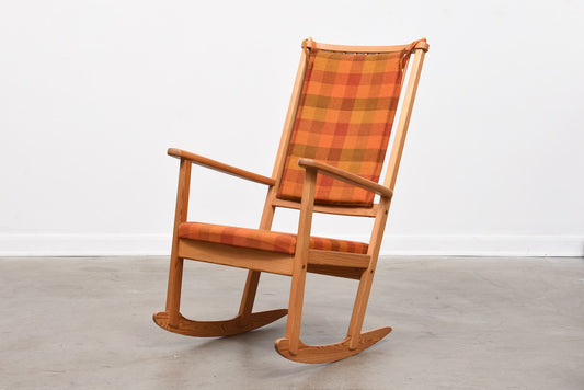 1970s rocking chair by Yngve Ekström