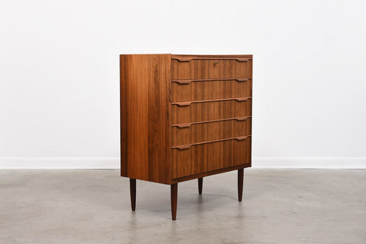 1960s rosewood chest of drawers