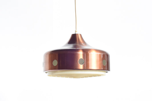 Copper bell shape ceiling light