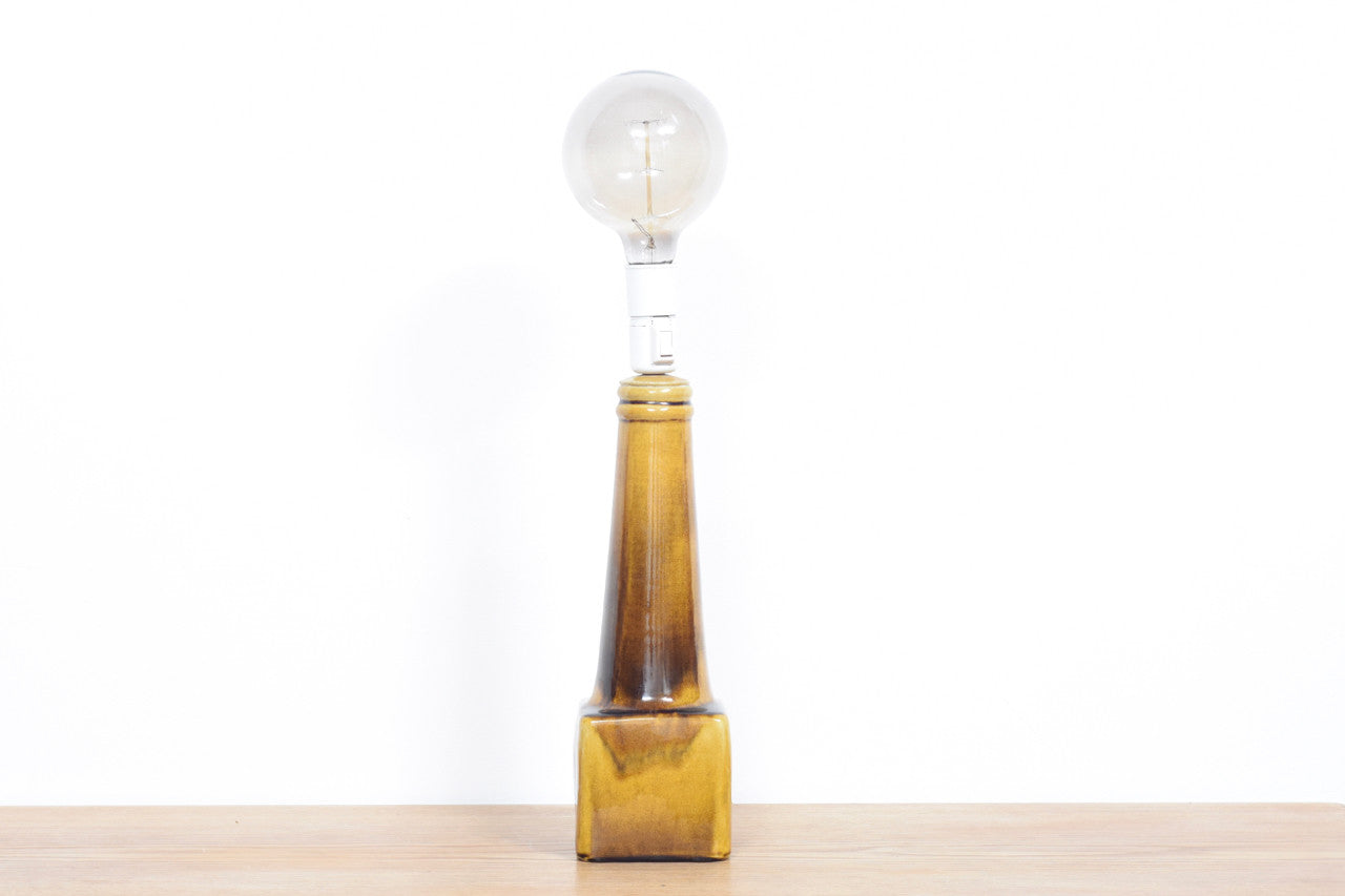 Ceramic table lamp by Kähler