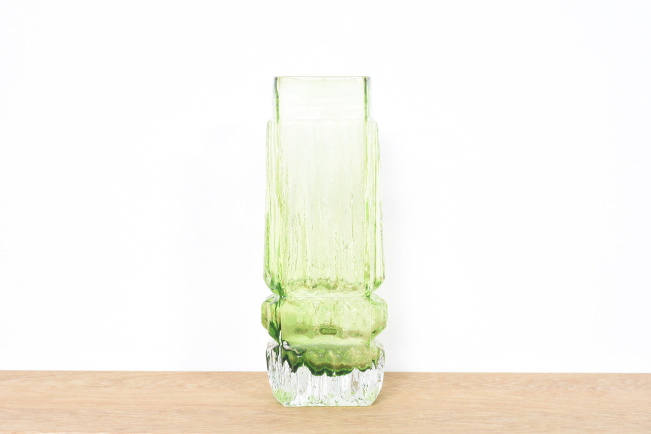 Swedish glass vase