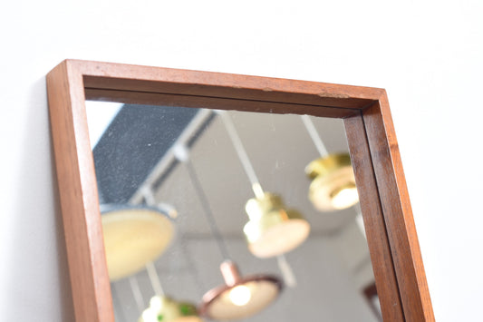 Medium teak mirror
