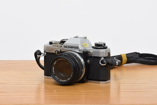 1970s OM10 camera + lenses by Olympus