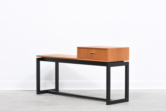 Teak bench with drawer